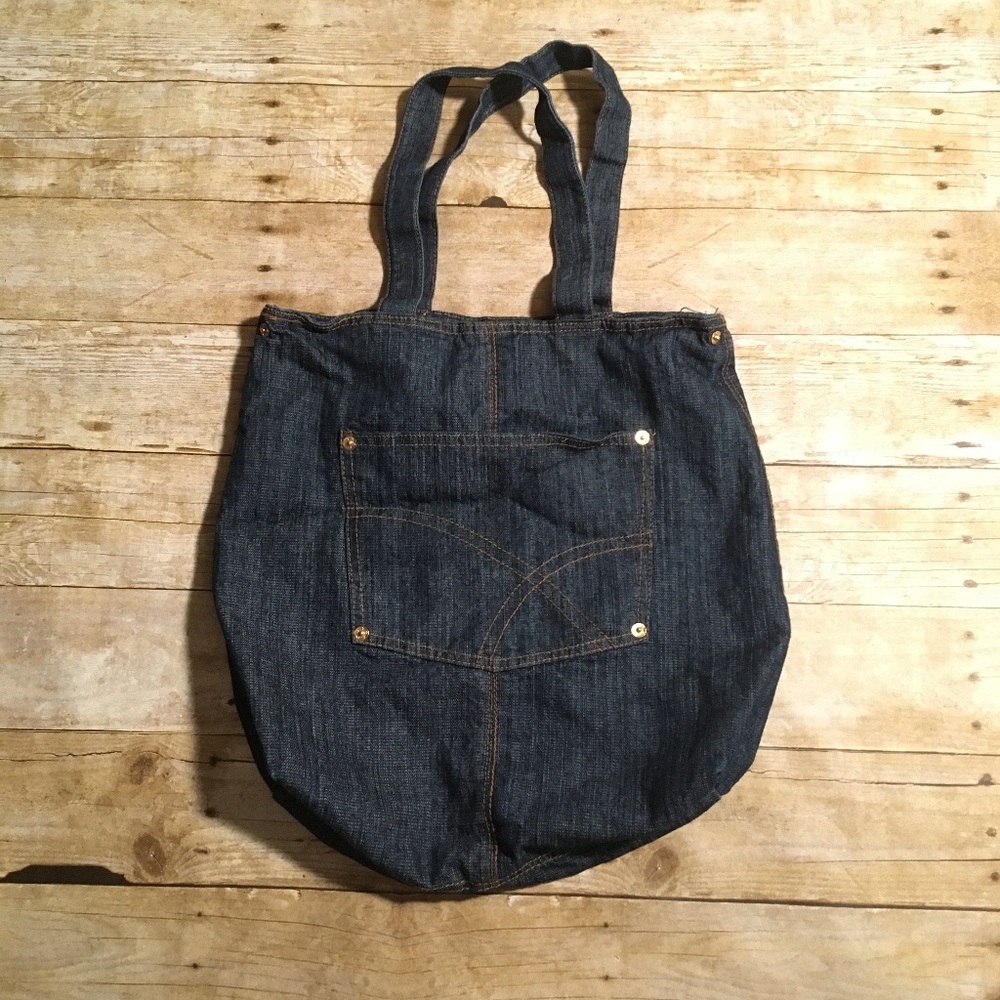 Never used denim tote bag